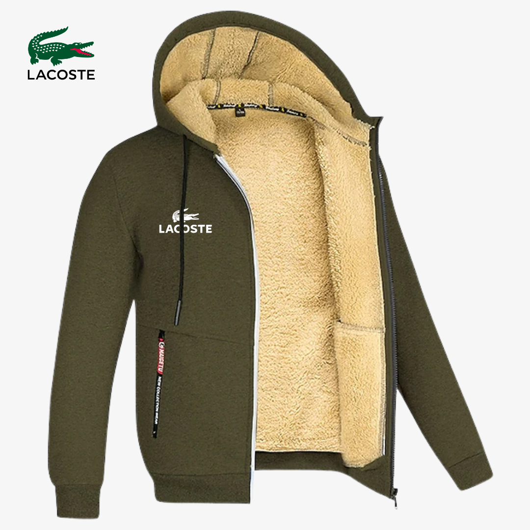 Lacoste® Winter Sherpa Zip Hoodie
